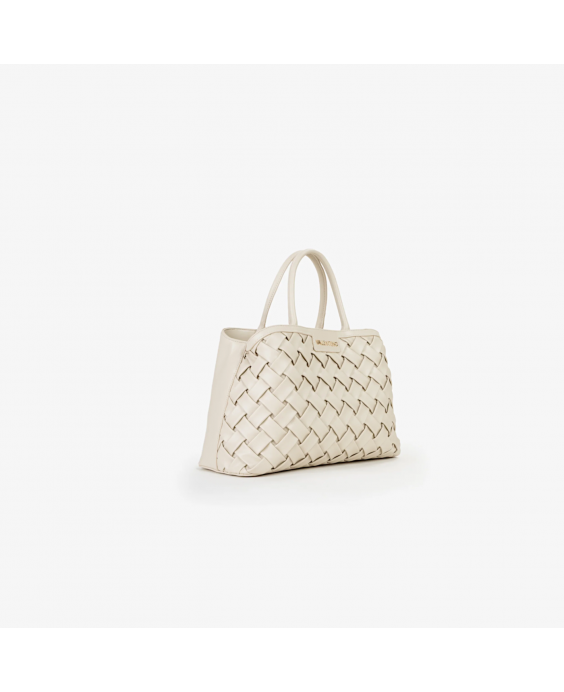 MARIO VALENTINO Borsa Shopping Ennis Donna Ecru VBS9UA04STD
