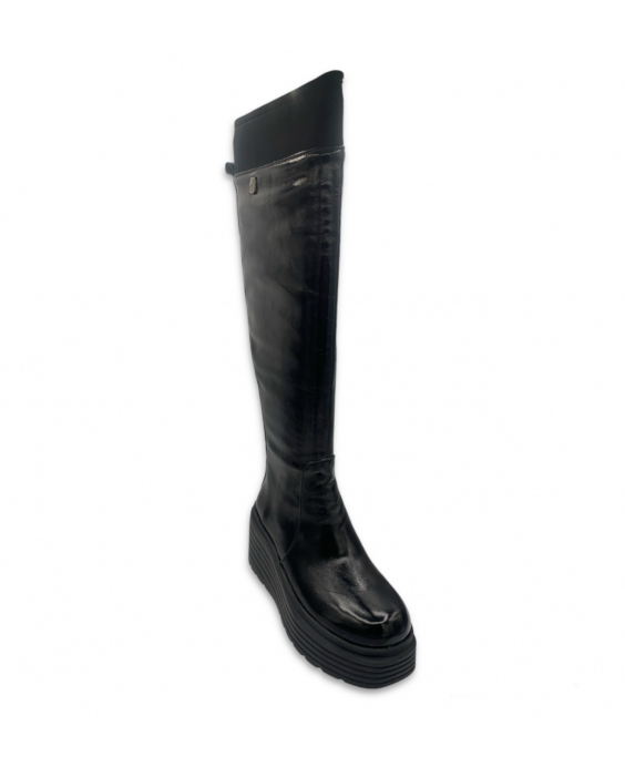 MANUFACTURE D'ESSAI Woman Black Patent leather Boot MA18