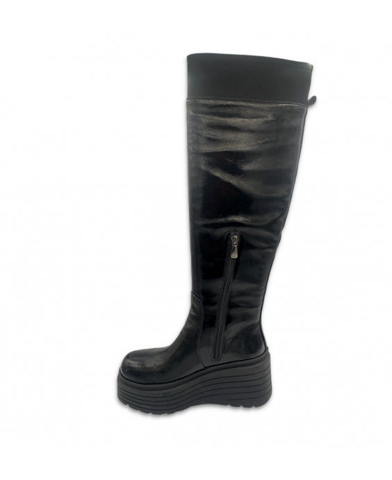 MANUFACTURE D'ESSAI Woman Black Patent leather Boot MA18