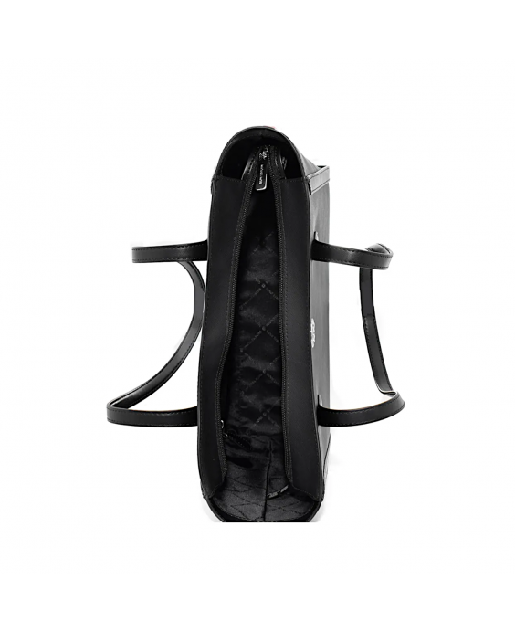 MICHAEL KORS Borsa Shopping Leida Donna Nero 35S4S9GT3L