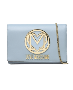 LOVE MOSCHINO Woman Light blue Shoulder Bag JC4038PP1GLD0700