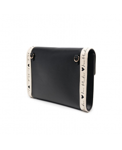 LOVE MOSCHINO Borsa a tracolla Donna Nero Avorio JC4094PP1FLH100A