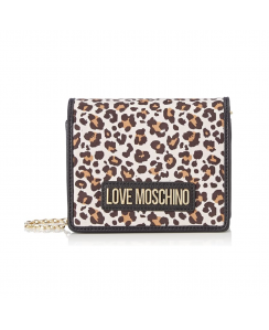 LOVE MOSCHINO Borsa a tracolla Donna Leopardo Bianco JC4380PP0FKM112A