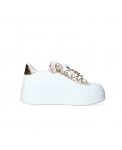 NAZARENO GABRIELLI Sneakers Donna Bianco Fucsia 7232