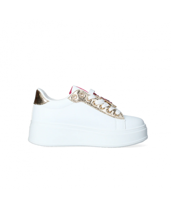 NAZARENO GABRIELLI Sneakers Donna Bianco Fucsia 7232