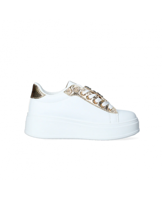 NAZARENO GABRIELLI Sneakers Donna Bianco Platino 7232