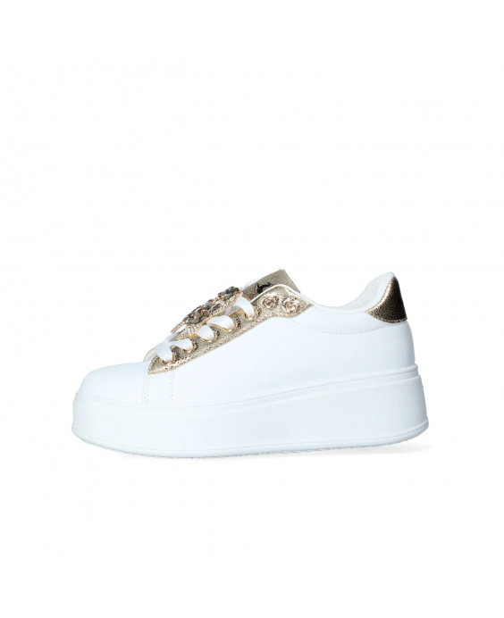 NAZARENO GABRIELLI Sneakers Donna Bianco Platino 7232