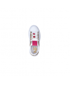 NINI` Sneakers Donna Bianco Rosa SS2505SN