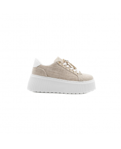 NINI` Sneakers Donna Beige SS2524SN