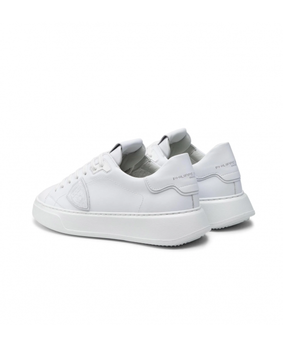 PHILIPPE MODEL Man White Temple Low Sneakers BTLU V001