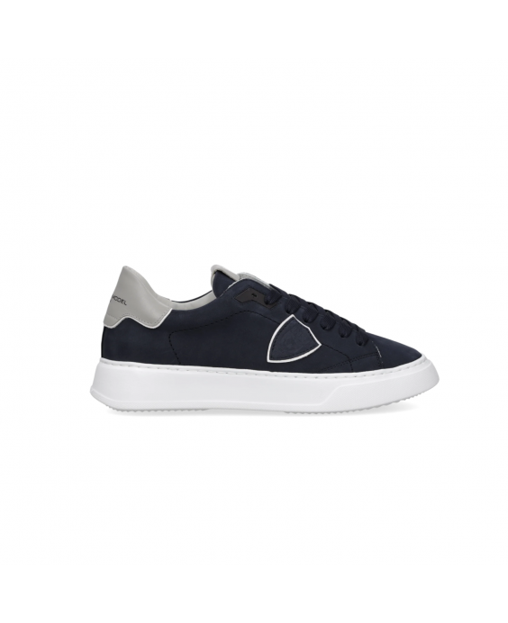 PHILIPPE MODEL Sneakers Temple Low Uomo Blu BTLU NB26 PHILIPPE MODEL Sneakers Temple Low Uomo Blu BTLU NB26