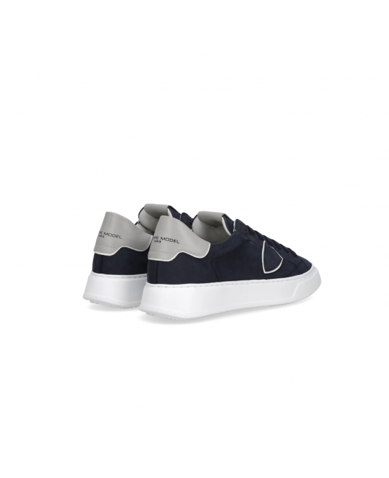 PHILIPPE MODEL Sneakers Temple Low Uomo Blu BTLU NB26 PHILIPPE MODEL Sneakers Temple Low Uomo Blu BTLU NB26
