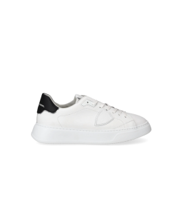PHILIPPE MODEL Sneakers Temple Low Uomo Bianco Nero BLTU V007