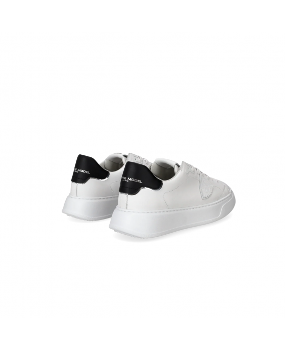 PHILIPPE MODEL Sneakers Temple Low Uomo Bianco Nero BLTU V007 PHILIPPE MODEL Sneakers Temple Low Uomo Bianco Nero BLTU V007