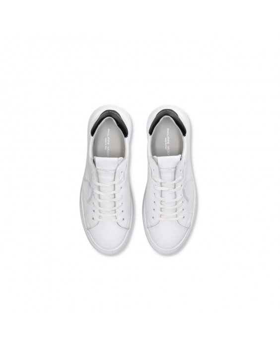 PHILIPPE MODEL Sneakers Temple Low Uomo Bianco Nero BLTU V007 PHILIPPE MODEL Sneakers Temple Low Uomo Bianco Nero BLTU V007
