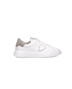 PHILIPPE MODEL Sneakers Temple Low Uomo Bianco Grigio BTLU VD21