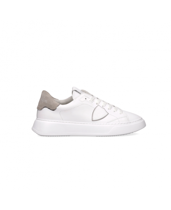 PHILIPPE MODEL Sneakers Temple Low Uomo Bianco Grigio BTLU VD21
