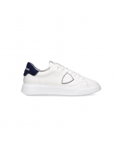PHILIPPE MODEL Sneakers Temple Low Uomo Bianco Blu BTLU VD23