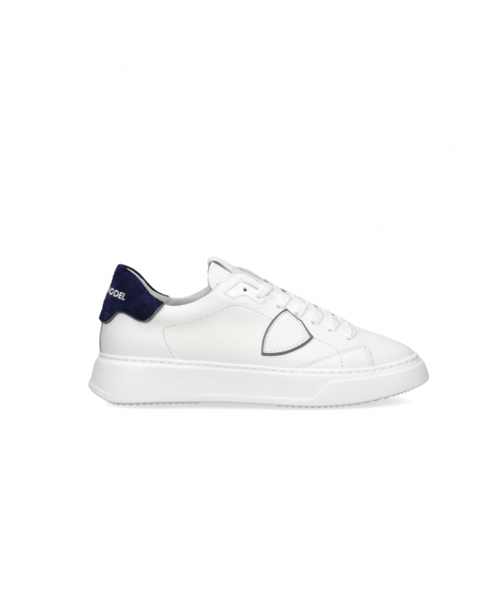 PHILIPPE MODEL Sneakers Temple Low Uomo Bianco Blu BTLU VD23