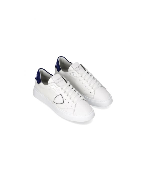 PHILIPPE MODEL Sneakers Temple Low Uomo Bianco Blu BTLU VD23