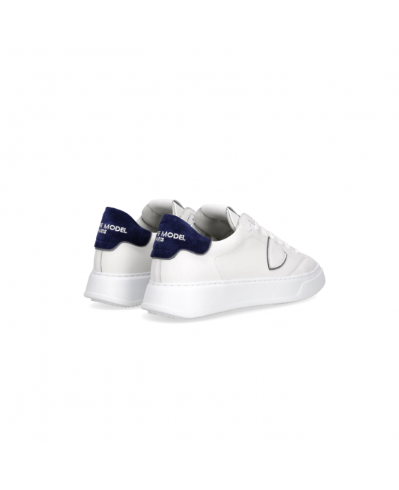 PHILIPPE MODEL Sneakers Temple Low Uomo Bianco Blu BTLU VD23