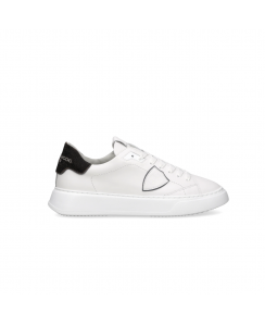 PHILIPPE MODEL Sneakers Temple Low Uomo Bianco Nero BTLU VVC1