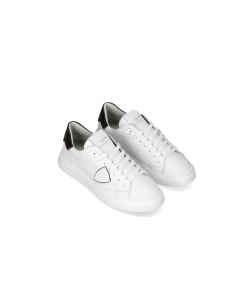 PHILIPPE MODEL Sneakers Temple Low Uomo Bianco Nero BTLU VVC1