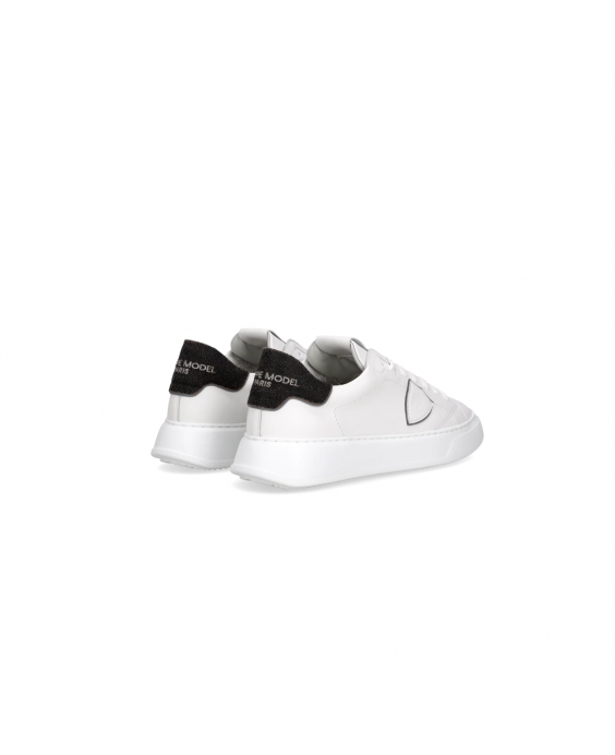 PHILIPPE MODEL Sneakers Temple Low Uomo Bianco Nero BTLU VVC1 PHILIPPE MODEL Sneakers Temple Low Uomo Bianco Nero BTLU VVC1