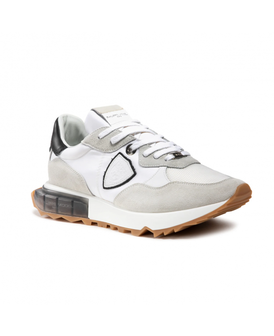 PHILIPPE MODEL Sneakers La Rue Low Uomo Bianco Nero LRLU W001