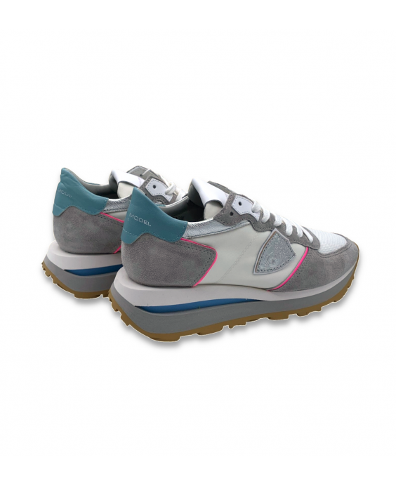 PHILIPPE MODEL Sneakers Tropez Haute Low Donna Bianco TKLD WP01