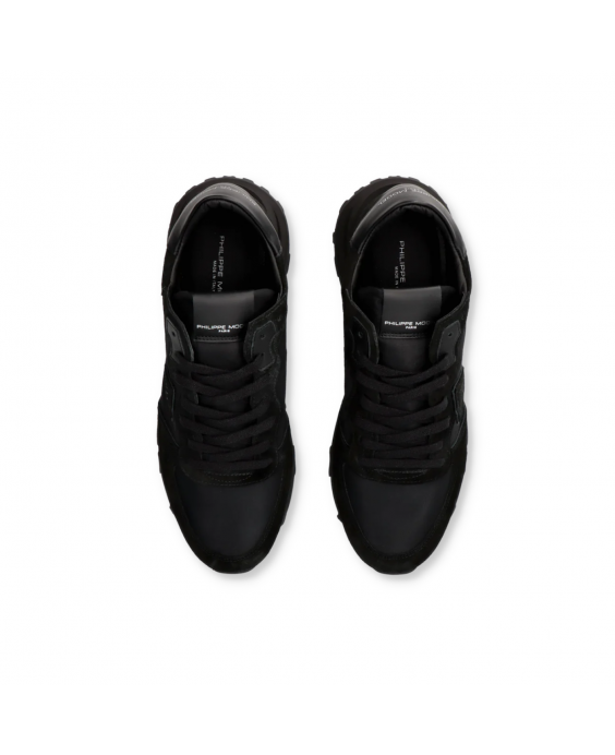 PHILIPPE MODEL Sneakers Tropez Haute Low Uomo Nero TKLU W013 PHILIPPE MODEL Sneakers Tropez Haute Low Uomo Nero TKLU W013