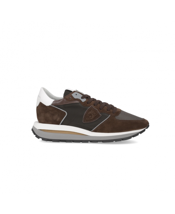 PHILIPPE MODEL Sneakers Tropez Haute Low Uomo Marrone TKLU W023
