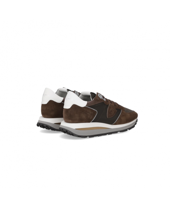 PHILIPPE MODEL Sneakers Tropez Haute Low Uomo Marrone TKLU W023