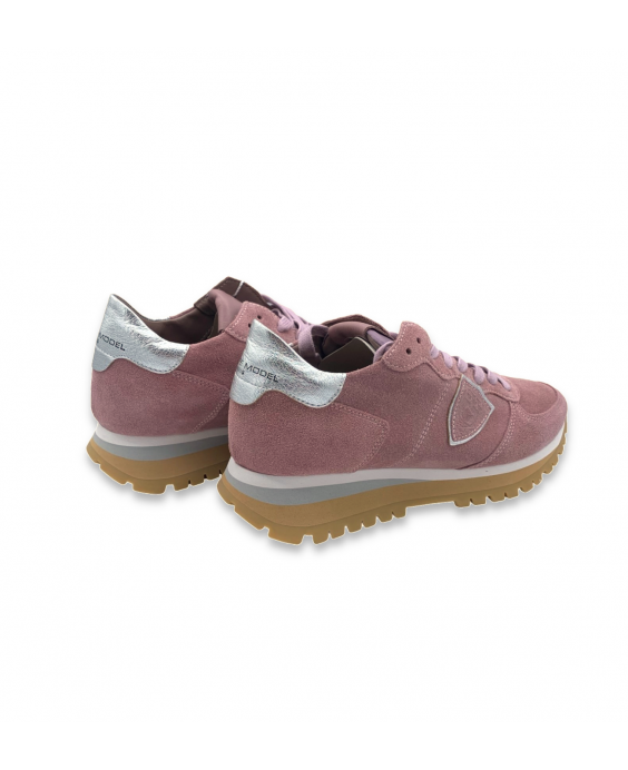 PHILIPPE MODEL Woman Pink Tropez Low Sneakers TZLD DR08