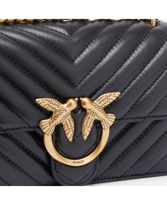 PINKO Borsa a tracolla Love One Mini Donna Nero 100074-A0GK-Z99Q