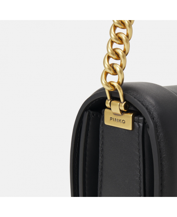 PINKO Borsa a tracolla Love Round Click Classic Donna Nero 101510-A0QO-Z99Q