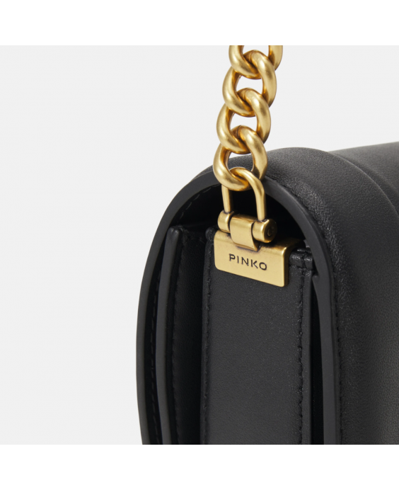 PINKO Borsa a tracolla Love Round Click Mini Donna Nero 101969-A0QO-Z99Q