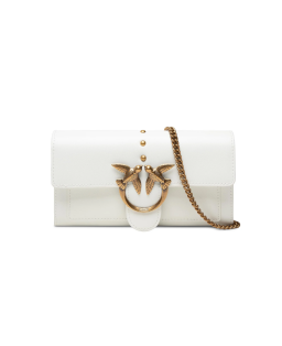 PINKO Borsa a tracolla Love Wallet Simply 5 C Donna Bianco 1P22AM-Y6XT-Z14