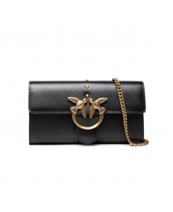 PINKO Borsa a tracolla Love Wallet Simply 5 C Donna Nero 1P22AM-Y6XT-Z99