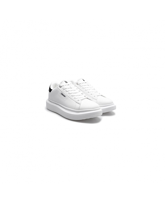 REFRIGUE Sneakers Smoky 802 Uomo Bianco Nero MSS25-802