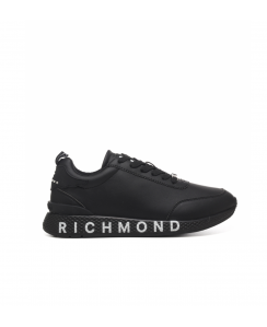JOHN RICHMOND Man Black Action leather Sneakers 20000 CP - C