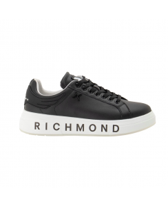 JOHN RICHMOND Sneakers Leather Uomo Nero 22204 CP - B