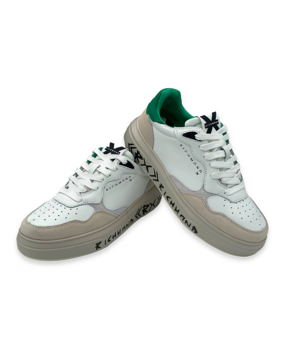 JOHN RICHMOND Man Ivory Suede Sneakers 20010 CP - D