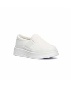 ROCCOBAROCCO Sneakers senza lacci Donna Bianco RBRSD0259-875