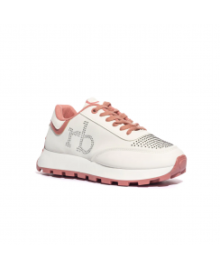 ROCCOBAROCCO Sneakers Donna Bianco Rosa RBRSD0262-1040