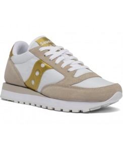 SAUCONY White-Gold Sneakers