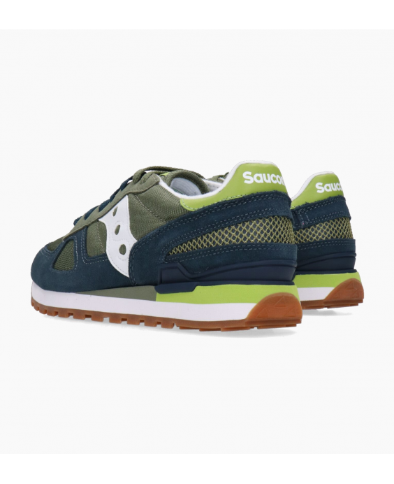 SAUCONY Shadow Original Man Navy blue Green Sneakers S2108-826