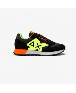 SUN68 Sneakers Jaki Fluo Uomo Nero Z34113