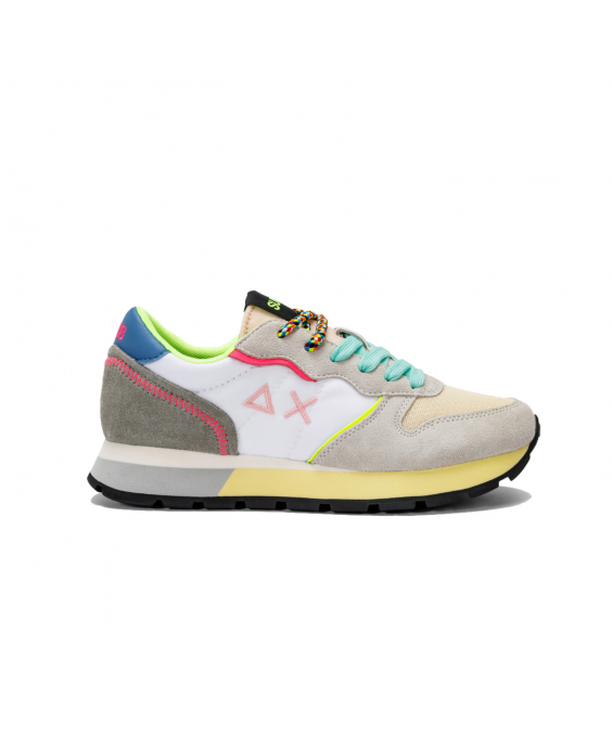 SUN68 Sneakers Ally Color Explosion Donna Bianco Z34204 - 01