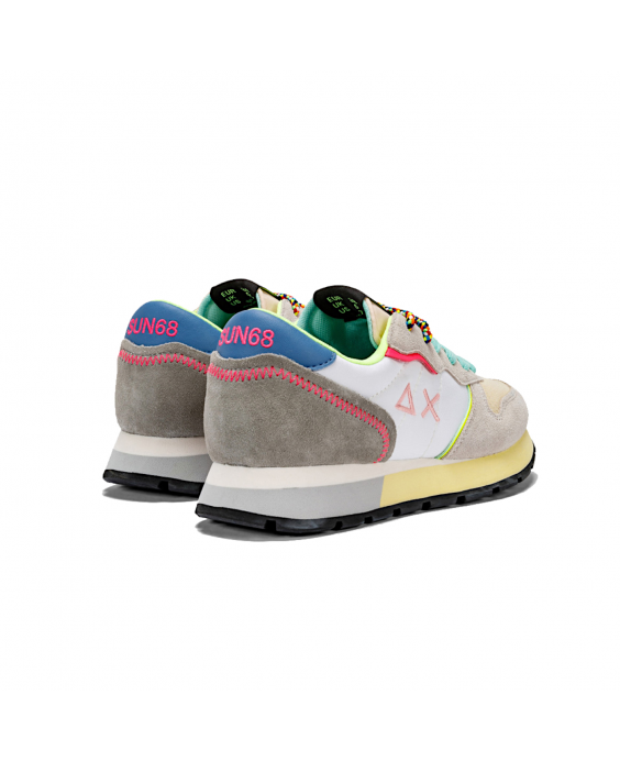SUN68 Sneakers Ally Color Explosion Donna Bianco Z34204 - 01
